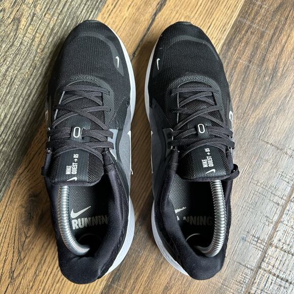 Nike Winflo 8 Black White Running Shoes Womens Size 8.5 DD9291-001 Lightweight - Picture 7 of 9